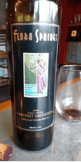 Flora Springs 1996/1997/1998 Cabernet Sauvignon 750ml